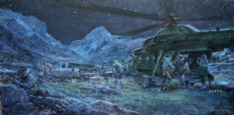 Illustration for article titled The CIA's Bizarre Art Collection Memorializes Its Greatest Hits